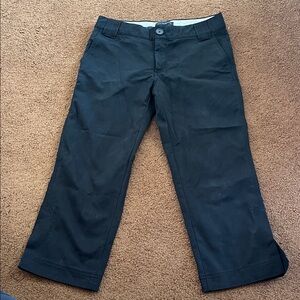 Women's banana republic stretchy cropped Black pants